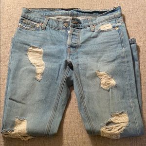 The Laundry Room distressed jeans